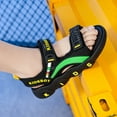 thumbnail image 5 of Linfrsh Boys Sandals Size 1 Boys Girls Sandals Open-Toe Summer Outdoor Unisex Child Sport Sandals Athletic Lightweight(Toddler/Little Kid/Big Kid)(Green,Size 13), 5 of 7