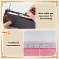 thumbnail image 5 of Wooden Book Press Bookbinding Paper Press for Bookbinding Supplies Black Rectangle Bamboo Portable Book Press Bookbinding Tool Flat Paper Press Machine for DIY Handmade Paper Press Black, 5 of 6