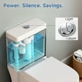 thumbnail image 6 of BCANHOME Compact One Piece Toilet,1.2/1.85GPF High-Efficiency Powerful Dual-Flush,Soft-Close Seat Lid,Modern Elongated Toilet Bidet Seat, Comfort Height,Space-Saveing for Small Bathrooms & Apartments, 6 of 21