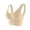 Beige, variant on Darzheoy Sports Bras for Women Sexy Ultra-thin Lace Bra Without Steel Ring U-shaped Beauty Back With Removable Breast Pad One Size
