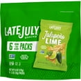 thumbnail image 7 of LATE JULY Snacks Clásico Jalapeno Lime Tortilla Chips, 1 oz. Snack Bags, 6 Count Multipack, 7 of 7
