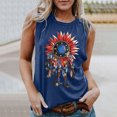 thumbnail image 2 of Camiseta sin mangas con estampado para mujer, blusa sin mangas con gráfico divertido para playa de verano para niñas adultas Fridja gh3524, 2 of 5