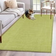 thumbnail image 2 of Vintage Fruit Green Living Room Rug 4x6 Washable Area Rug for Bedroom, Non-Slip Dining Room Rugs Farmhouse Retro Solid Color Linen Texture Indoor Carpet for Kitchen Entryway Office Nursery Laundry, 2 of 8