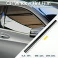 thumbnail image 3 of Película para Ventanas de Carbono 1 Capa VLT 38% IRR 32% UVR 64% Negro Claro 6Ft x 36Inch Película de Privacidad 1 mil PET 1 Pc, 3 of 8