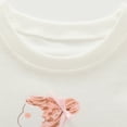 thumbnail image 6 of Girls Summer Outfit Floral Ruffle Sleeve Top With Bow Shorts Two Piece Toddler Girls Outfits 2 piece Shorts Casual Summer Outfit Set, 6 of 6