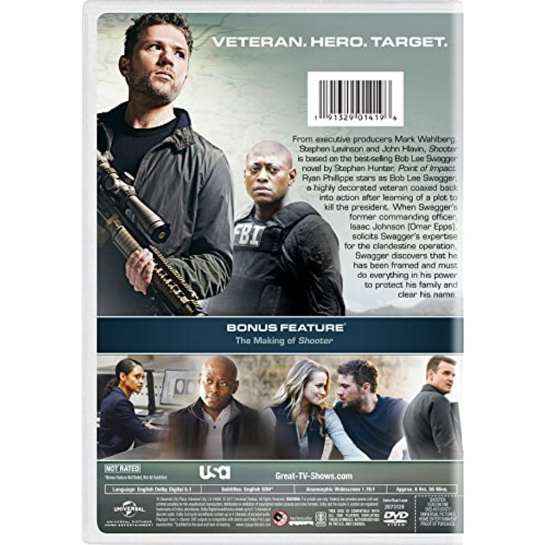 Shooter Season 1 DVD Walmart