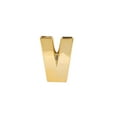 thumbnail image 6 of Efavormart 6" Shiny Gold Plated Ceramic Letter "V" Sculpture Flower Vase, Bud Planter Pot Table Centerpiece, 6 of 7