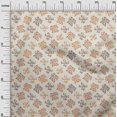 thumbnail image 3 of oneOone Georgette Viscose Light Yellow Fabric Text Craft Projects Decor Fabric Printed By The Yard 42 Inch Wide, 3 of 5