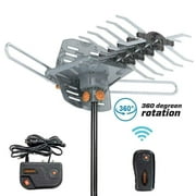 Best Ota Antennas - Outdoor Digital HDTV Antenna Motorized 360 Degree Rotation Review 