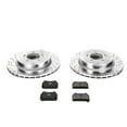 thumbnail image 3 of PowerStop Rear Z23 Evolution Sport Carbon-Fiber Ceramic Brake Pad and Drilled & Slotted Rotor Kit Fits: MITSUBISHI Select Models K4741, 3 of 10