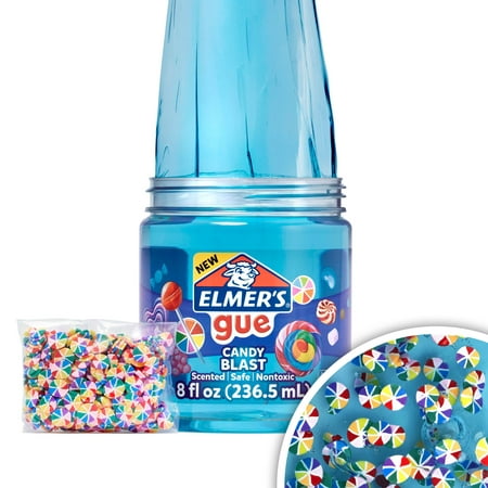 Elmer's Gue Premade Slime, Candy Blast Scented Edition, 8 oz.