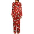 thumbnail image 2 of Ekouaer Womens Fall & Winter Pajama Set 2 Piece Long Sleeve Lounge Set Soft and Comfortable PJs with Pants, 2 of 6