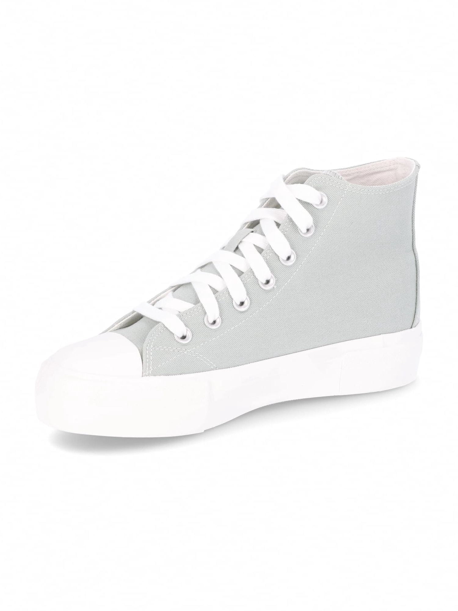 No Boundaries Platform Lace Up Hi Top Sneakers, Women's