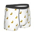 thumbnail image 2 of KLL Gold Rabbit Men's Cotton Boxer Briefs Underwear-Large, 2 of 8