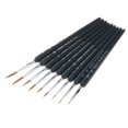 thumbnail image 3 of 9x Paint Brush Set Professional Fine Detail Art Nail Model Acrylic Brushes, 3 of 8