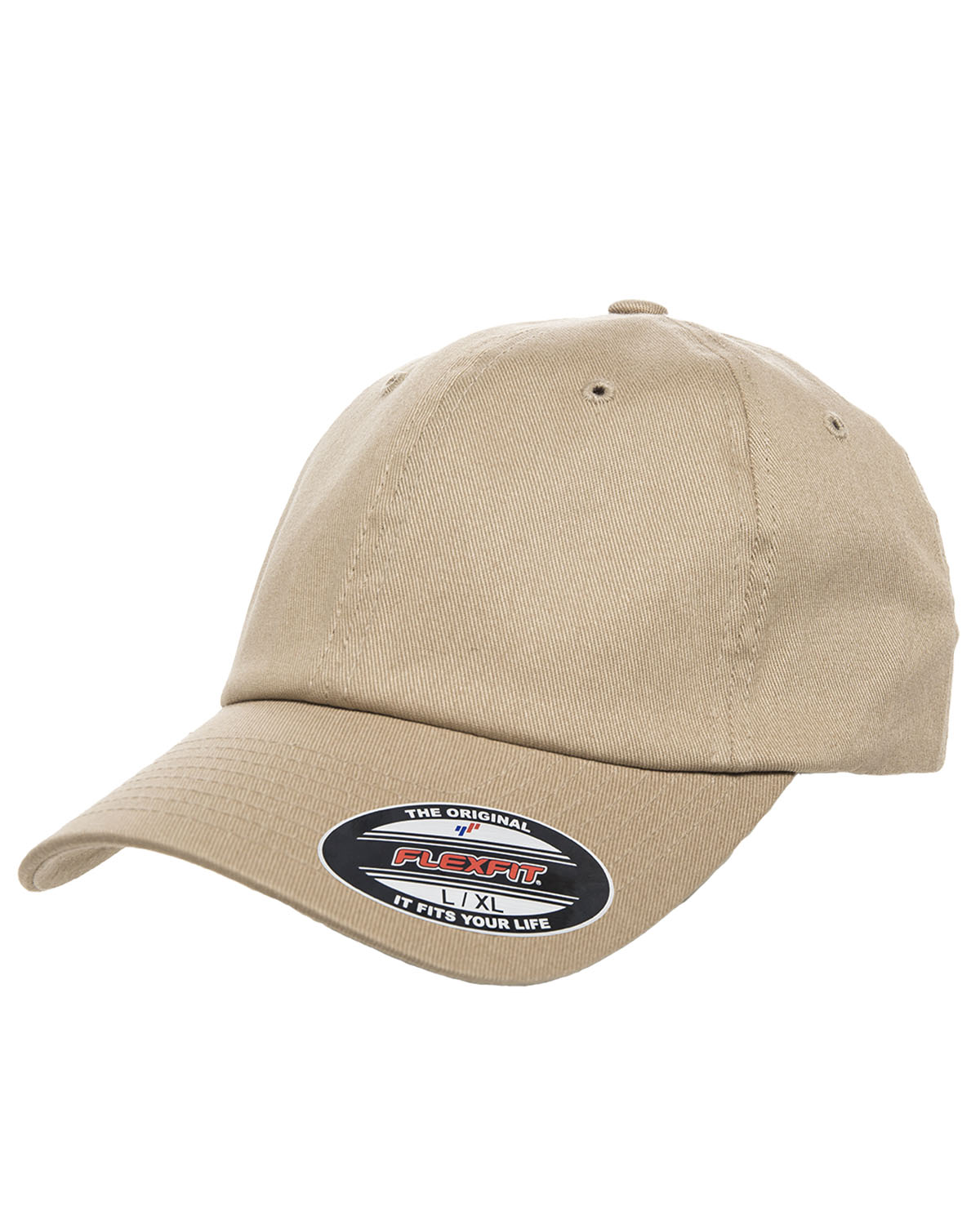 The Flexfit Cotton Twill Dad Cap KHAKI L/XL
