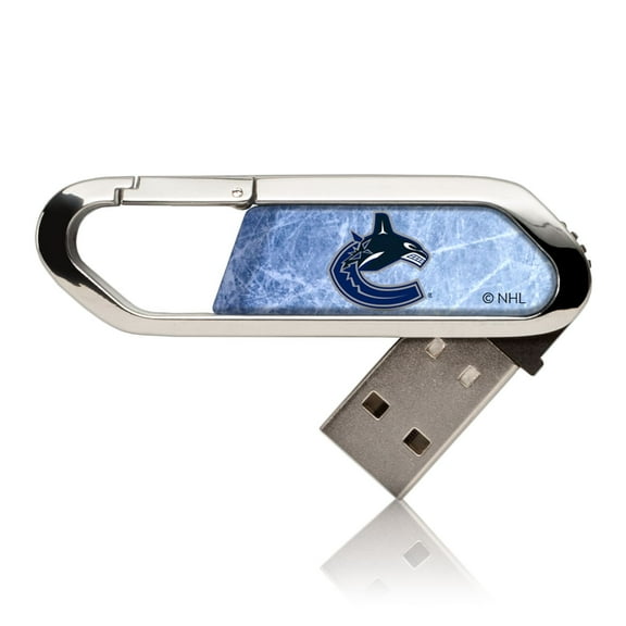 Vancouver Canucks Ice Flood Clip 64GB USB Flash Drive