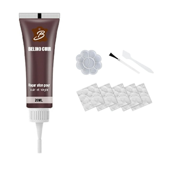 Kit de Réparation Cuir Pâte de Réparation Couleur Cuir Patch Crème Égratignures Fissures Cuir Réparation Voiture Cuir Siège Cuir Réparation