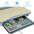 thumbnail image 4 of Costway Enfants Chaise de Bureau Réglable Tiroir de Table d'Étude, 4 of 10