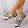 thumbnail image 4 of Ethnic Style Slip On Casual Shoes For Non Slip Soft Sole Lightweight Breathable Platform Sneakers, 4 of 6
