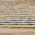 thumbnail image 4 of Superior Braided Jute Handwoven Indoor Outdoor Area Rug, 6' x 9', Navy Blue, 4 of 8