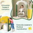 thumbnail image 7 of BTMWAY Toddler Swing and Slide Set 8-in-1, Kids Playground Climber with Adjustable Swing, Baby Slide & Basketball Hoop, Freestanding Playset for Ages 1-3, Best Gift for Toddlers, Indoor & Outdoor, 7 of 7