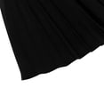 thumbnail image 5 of TIHLMK Women's Long Sleeve Crew Neck Bodycon Dresseses Shirred Waist with Pleated Maxi Skirt, 5 of 6