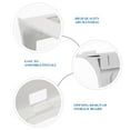 thumbnail image 6 of IBASETOY 1Pc White Socket Wall Shelf Featuring Easy Assembly Detachable Design and Cord Friendly Opening for Home, 6 of 8