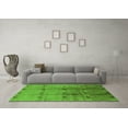 thumbnail image 3 of Ahgly Company Indoor Square Oriental Green Industrial Area Rugs, 7' Square, 3 of 4