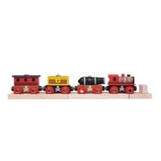 Bigjigs Toys - Wooden Pirate Train