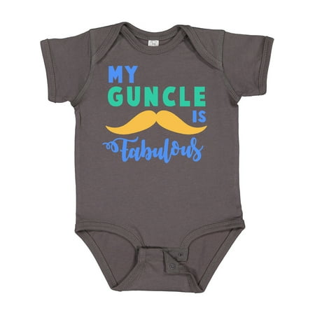 

Inktastic My Guncle is Fabulous Boys or Girls Baby Bodysuit