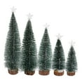 thumbnail image 6 of Yesbay Mini Christmas Tree ,Small Artificial Snow Flocked Pencil Tree with LED Lights, Tabletop Tree Ornaments with Wooden Base for Xmas Decor, 6 of 10