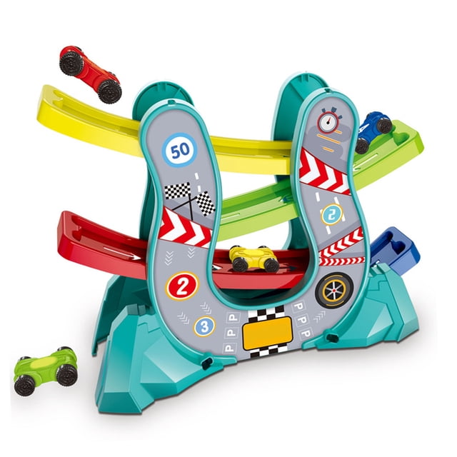 Juguete De Rampa De Coche De Carreras, Juguete Educativo De Rampa De Pista De Coche De Carreras Para Niños Pequeños Con Diseño Multifuncional