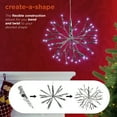 thumbnail image 3 of Alpine Corporation 10" Iron Twig Light-Up Snowflake Holiday Ornament, White, 3 of 14