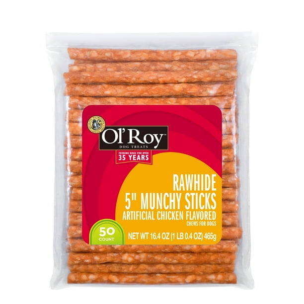 Ol Roy 5" Rawhide Munchy Sticks