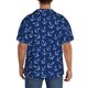 thumbnail image 3 of Fotbe Nautical Anchors Camisa Estampada de Manga Corta para Hombre, Casual de Verano, Estilo Playero, Sin Arrugas-X-Large, 3 of 5