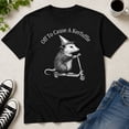 thumbnail image 3 of Off To Cause A Kerfuffle Opossum Graphic T-Shirt, Funny Unisex Tee, 3 of 9