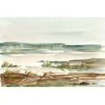 thumbnail image 2 of Harper, Ethan 32x23 White Modern Wood Framed Museum Art Print Titled - Overcast Wetland II, 2 of 4