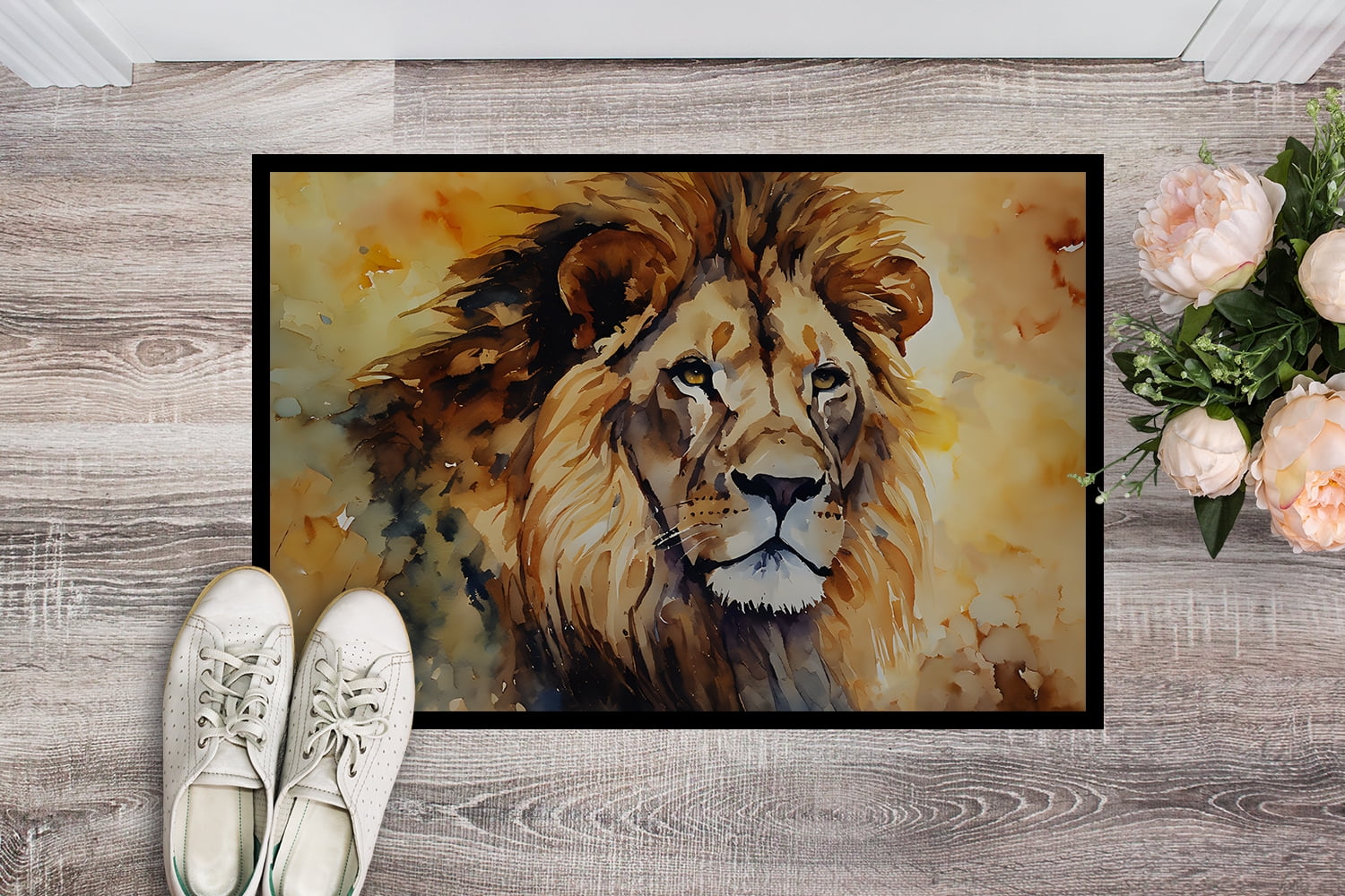 Lion Doormat 27 in x 18 in