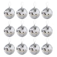 thumbnail image 1 of Disco Ball Mirror Party Christmas Tree Ornament Decoration with Fastening Strap - Bright Reflective Mirror Disco Ball - for Holiday Wedding Party Dance and Music Festivals Decoration, 1 of 14