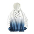 thumbnail image 1 of Sudaderas con capucha informales de manga larga con degradado para hombre a la moda Pompotops  oipoqjl17670, 1 of 2