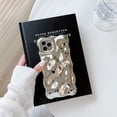 thumbnail image 6 of Compatible with iPhone 14 Pro Case, Cute 3D Wave Bubble Pattern and Stylish Wavy Border, Soft TPU, All-Inclusive Camera Protection Shockproof Phone Case for Women Girls (Silver), 6 of 6