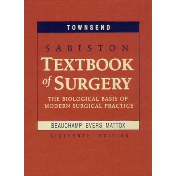 Pre-Owned Sabiston Textbook of Surgery: The Biological Basis of Modern Surgical Practice (Hardcover) 0721682693 9780721682693