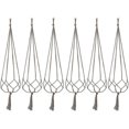 thumbnail image 1 of 6 cuerdas colgantes de macramé para plantas de flores de interior y exterior - 80 cm, 1 of 5