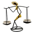 thumbnail image 3 of Candelabro, Mujer Escultura , Material De Hierro Forjado Hecho A Mano, Adecuado Para Centro De Decoración De Decoración De Mes Baoblaze candelero del soporte del tealight, 3 of 8