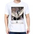 thumbnail image 3 of Women Oversize T-ShirtCrane Summer Casual Short Sleeve Loose Tee Tops, 3 of 5