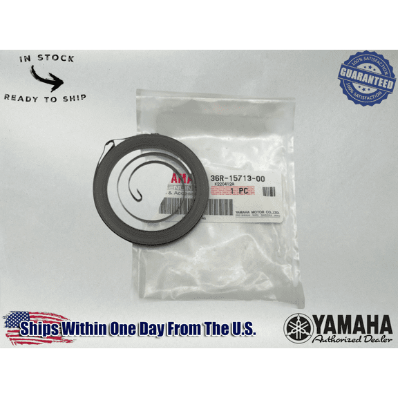 Yamaha OEM YF60 4-ZINGER YT60 TRI-ZINGER RECOIL STARTER SPRING 36R-15713-00-00