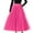 Hot Pink, variant on Angala Tulle Skirt Women Midi Retro Skirt High Waist Skirt Long Dress Tulle Underskirt Fancy Dress Beautiful Stylish Women's Skirt