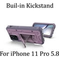 thumbnail image 4 of ArmadilloTek Vanguard Designed for iPhone 11 Pro Case (5.8 inches) Military Grade Full-Body Rugged with Built-in Screen Protector and Kickstand - Purple, 4 of 4