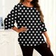 thumbnail image 2 of TaTaai Long Sleeve Gradient Top for Plus Size, Women's Casual T-Shirt Blouse, Round Neck Loose Fit, Soft Home Wear, All Seasons Everyday Attire Gift, 2 of 6